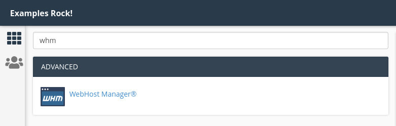 You can access WHM via your primary cPanel account. Simply search for "WHM".